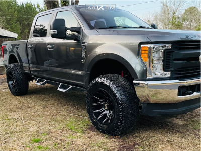 2017 Ford F-250 Super Duty - 20x12 -51mm - ARKON OFF-ROAD Roosevelt - Suspension Lift 3.5" - 37" x 13.5"