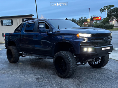 2019 Chevrolet Silverado 1500 - 24x14 -81mm - ARKON OFF-ROAD Mandela - Suspension Lift 9" - 37" x 13.5"