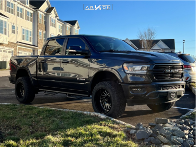 2021 Ram 1500 - 20x12 -51mm - ARKON OFF-ROAD Caesar - Suspension Lift 3.5" - 33" x 12.5"