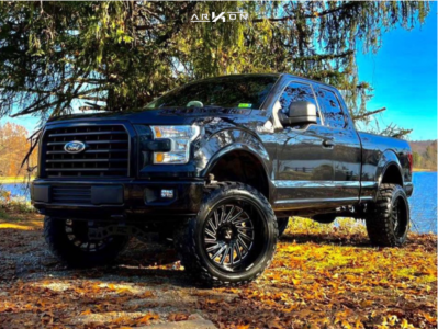 2015 Ford F-150 - 22x12 -51mm - ARKON OFF-ROAD Caesar - Suspension Lift 4" - 35" x 12.5"
