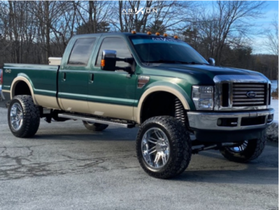 2010 Ford F-350 Super Duty - 22x12 -51mm - ARKON OFF-ROAD Davinci - Suspension Lift 8" - 37" x 13.5"