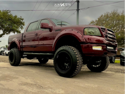 2004 Ford F-150 - 20x12 -51mm - ARKON OFF-ROAD Mandela - Suspension Lift 6" & Body 3" - 37" x 12.5"