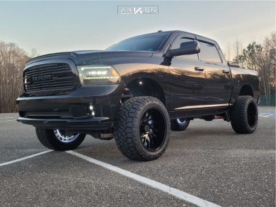 2017 Ram 1500 - 22x12 -51mm - ARKON OFF-ROAD Mandela - Suspension Lift 6" - 325/50R22