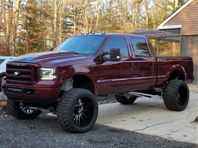2005 Ford F-250 Super Duty - 24x14 -81mm - ARKON OFF-ROAD Mandela - Suspension Lift 8" - 38" x 15.5"