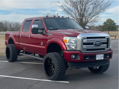 2015 Ford F-350 Super Duty - 24x14 -81mm - ARKON OFF-ROAD Mandela - Suspension Lift 6" - 37" x 13.5"