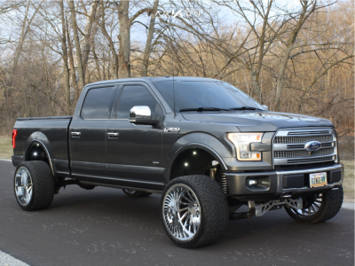 2015 Ford F-150 - 24x14 -81mm - ARKON OFF-ROAD Caesar - Suspension Lift 6.5" - 33" x 14.5"