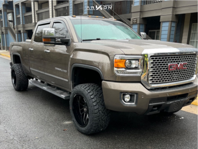 2015 GMC Sierra 2500 HD - 20x12 -51mm - ARKON OFF-ROAD Mandela - Suspension Lift 3" - 33" x 12.5"