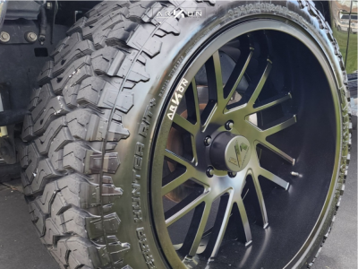 2017 Ram 1500 Wheel Offset Aggressive > 1" Outside Fender Suspension