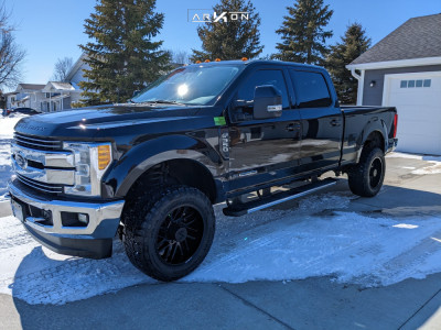 2017 Ford F-350 Super Duty - 20x10 -25mm - ARKON OFF-ROAD Mandela - Stock Suspension - 305/55R20