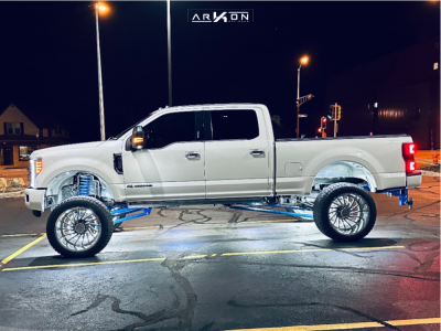 2018 Ford F-250 Super Duty - 24x14 -81mm - ARKON OFF-ROAD Caesar - Suspension Lift 6" - 37" x 13.5"