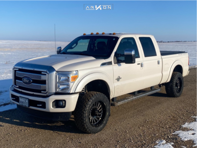 2015 Ford F-250 Super Duty - 20x10 -25mm - ARKON OFF-ROAD Caesar - Suspension Lift 3" - 33" x 12.5"