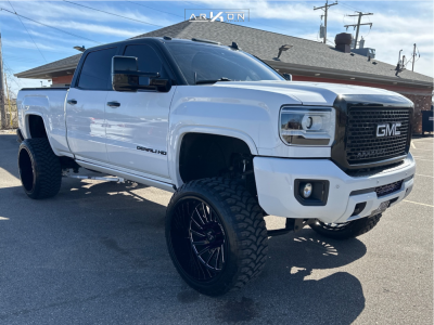 2015 GMC Sierra 2500 HD - 26x14 -81mm - ARKON OFF-ROAD Caesar - Suspension Lift 7.5" - 37" x 13.5"