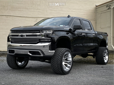 2019 Chevrolet Silverado 1500 - 24x14 -81mm - ARKON OFF-ROAD Roosevelt - Suspension Lift 8" - 35" x 15.5"