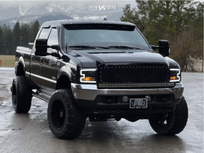 2004 Ford F-250 Super Duty - 20x12 -51mm - ARKON OFF-ROAD Davinci - Suspension Lift 4" - 35" x 12.5"
