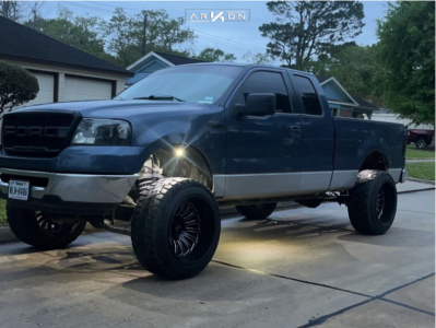 2006 Ford F-150 - 22x14 -81mm - ARKON OFF-ROAD Alexander - Suspension Lift 6" - 35" x 12.5"