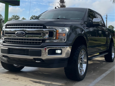 2019 Ford F-150 - 22x10 -25mm - ARKON OFF-ROAD DaVinci - Suspension Lift 2.5" - 33" x 12.5"