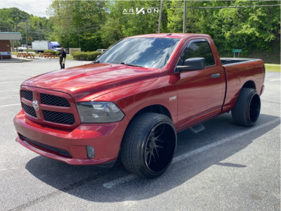 2013 Ram 1500 - 24x14 -81mm - ARKON OFF-ROAD Mandela - Stock Suspension - 35" x 12.5"