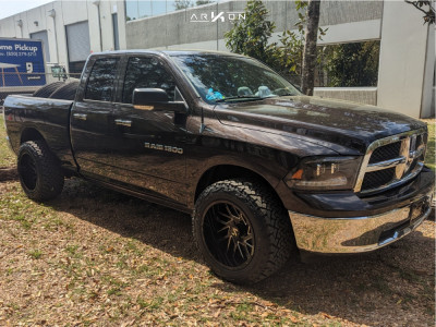 2011 Ram 1500 - 20x12 -51mm - ARKON OFF-ROAD Mandela - Leveling Kit - 33" x 12.5"