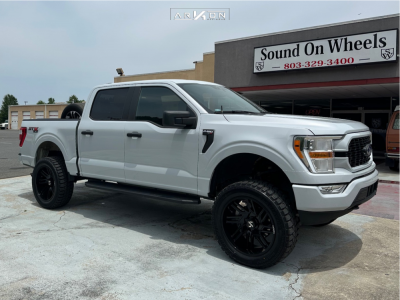 2021 Ford F-150 - 22x10 -25mm - ARKON OFF-ROAD Davinci - Suspension Lift 6" - 35" x 12.5"