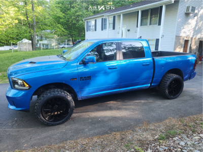 2018 Ram 1500 - 22x12 -51mm - ARKON OFF-ROAD Mandela - Leveling Kit - 33" x 12.5"