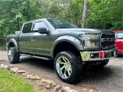 2017 Ford F-150 - 22x12 -51mm - ARKON OFF-ROAD Lincoln - Suspension Lift 6" - 35" x 12.5"
