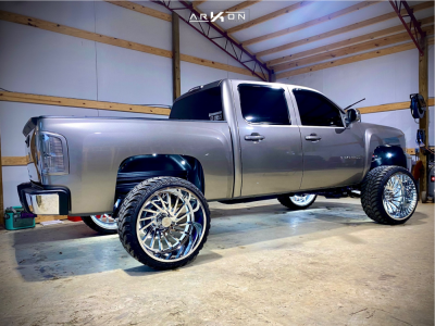1 2012 Silverado 1500 Chevrolet Ltz Full Throttle Suspension Lift 9in Arkon Off Road Caesar Chrome