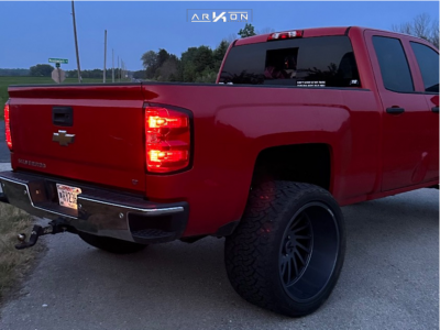 1 2014 Silverado 1500 Chevrolet Lt Rough Country Suspension Lift 6in Arkon Off Road Caesar Grey