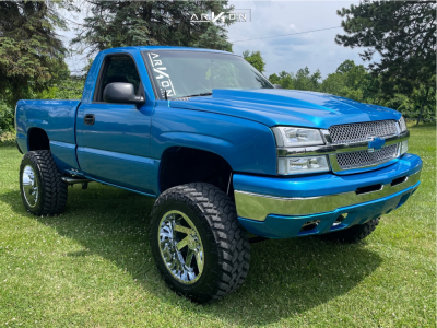 2003 Chevrolet Silverado 1500 - 20x12 -51mm - ARKON OFF-ROAD Lincoln - Suspension Lift 6" - 35" x 12.5"