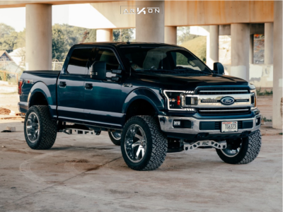2018 Ford F-150 - 22x12 -51mm - ARKON OFF-ROAD Lincoln - Suspension Lift 6" - 35" x 13.5"