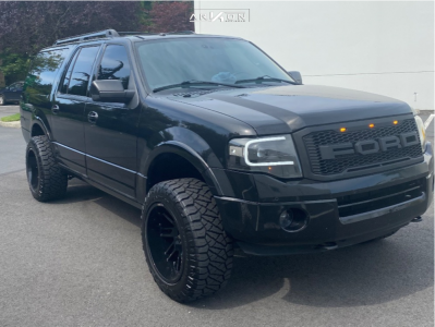2014 Ford Expedition - 20x12 -51mm - ARKON OFF-ROAD Davinci - Suspension Lift 3" - 33" x 12.5"