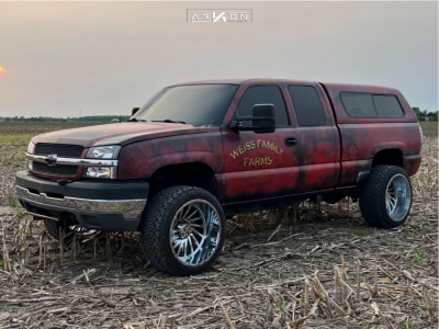 2003 Chevrolet Silverado 2500 HD - 24x14 -81mm - ARKON OFF-ROAD Caesar - Suspension Lift 3" - 35" x 13.5"