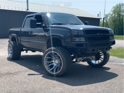 2005 Chevrolet Silverado 1500 - 24x14 -88mm - ARKON OFF-ROAD Roosevelt - Suspension Lift 7" - 35" x 14.5"