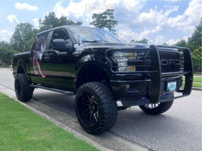 2017 Ford F-150 - 24x12 -51mm - ARKON OFF-ROAD Mandela - Suspension Lift 7" - 37" x 13.5"