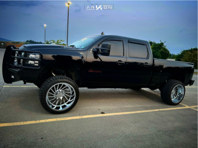 2011 Chevrolet Silverado 2500 HD - 24x14 -81mm - ARKON OFF-ROAD Caesar - Suspension Lift 5" - 35" x 13.5"