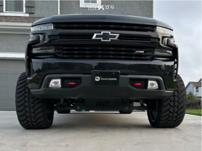 1 2019 Silverado 1500 Chevrolet Lt Trail Boss Rough Country Suspension Lift 6in Arkon Off Road Caesar Grey