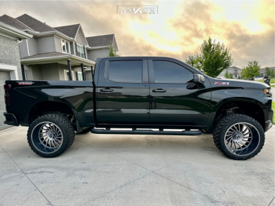 1 2019 Silverado 1500 Chevrolet Lt Trail Boss Rough Country Suspension Lift 6in Arkon Off Road Caesar Grey