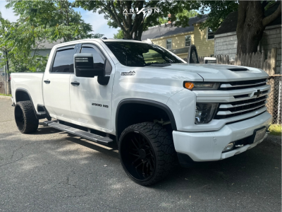 2020 Chevrolet Silverado 2500 HD - 24x12 -51mm - ARKON OFF-ROAD Mandela - Leveling Kit - 33" x 12.5"