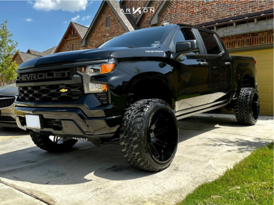 2022 Chevrolet Silverado 1500 - 24x14 -81mm - ARKON OFF-ROAD Davinci - Suspension Lift 6" - 35" x 13.5"