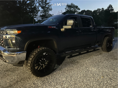 2021 Chevrolet Silverado 2500 HD - 24x12 -51mm - ARKON OFF-ROAD Mandela - Leveling Kit - 35" x 12.5"