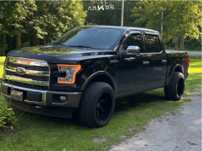 2017 Ford F-150 - 20x12 -51mm - ARKON OFF-ROAD Lincoln - Stock Suspension - 305/50R20