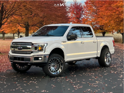 2018 Ford F-150 - 22x12 -51mm - ARKON OFF-ROAD Caesar - Leveling Kit - 33" x 12.5"