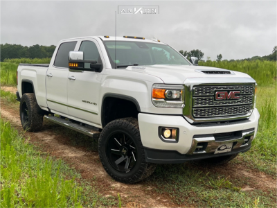 2019 GMC Sierra 2500 HD - 20x10 -25mm - ARKON OFF-ROAD Lincoln - Suspension Lift 3" - 35" x 11.5"