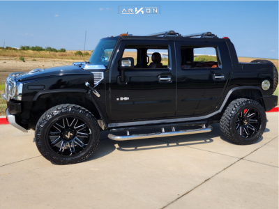 2008 Hummer H2 Wheel Offset Aggressive > 1