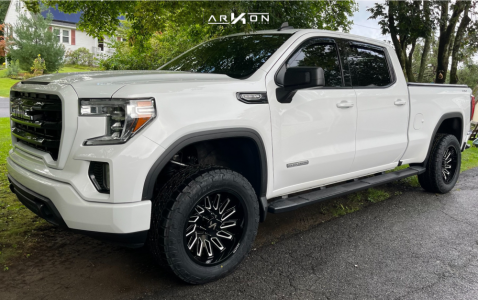 2020 GMC Sierra 1500 - 20x10 -25mm - ARKON OFF-ROAD Armstrong - Suspension Lift 4" - 295/60R20