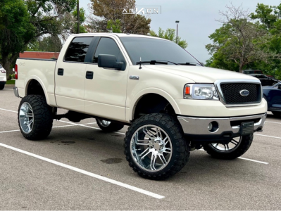 2007 Ford F-150 - 24x14 -81mm - ARKON OFF-ROAD Davinci - Suspension Lift 6" - 37" x 13.5"