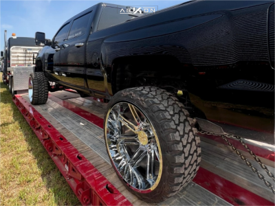 1 2016 Silverado 2500 Hd Chevrolet Ltz Readylift Suspension Lift 7in Arkon Off Road Davinci Chrome