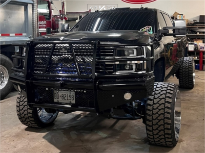 1 2016 Silverado 2500 Hd Chevrolet Ltz Readylift Suspension Lift 7in Arkon Off Road Davinci Chrome