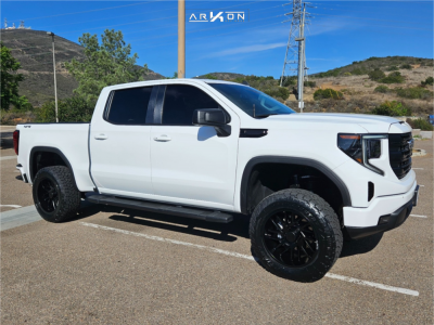 2022 GMC Sierra 1500 - 20x10 -25mm - ARKON OFF-ROAD Mandela - Suspension Lift 4" - 285/60R20