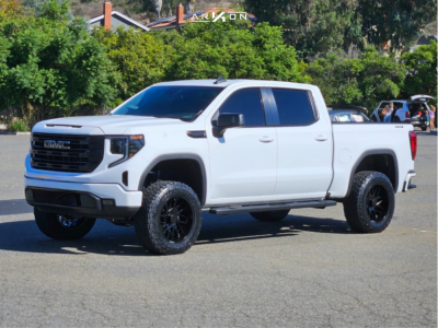 2022 GMC Sierra 1500 - 20x10 -25mm - ARKON OFF-ROAD Mandela - Suspension Lift 4" - 285/60R20