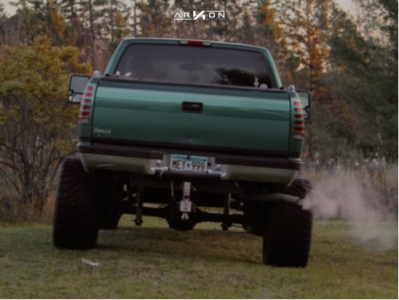1 1997 K1500 Gmc Rough Country Suspension Lift 6in Arkon Off Road Mandela Black Milled